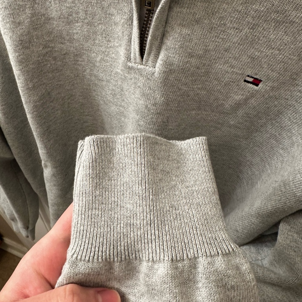 Vintage 💎 Y2K Tommy Hilfiger quarter zip sweater - Picture 3 of 5